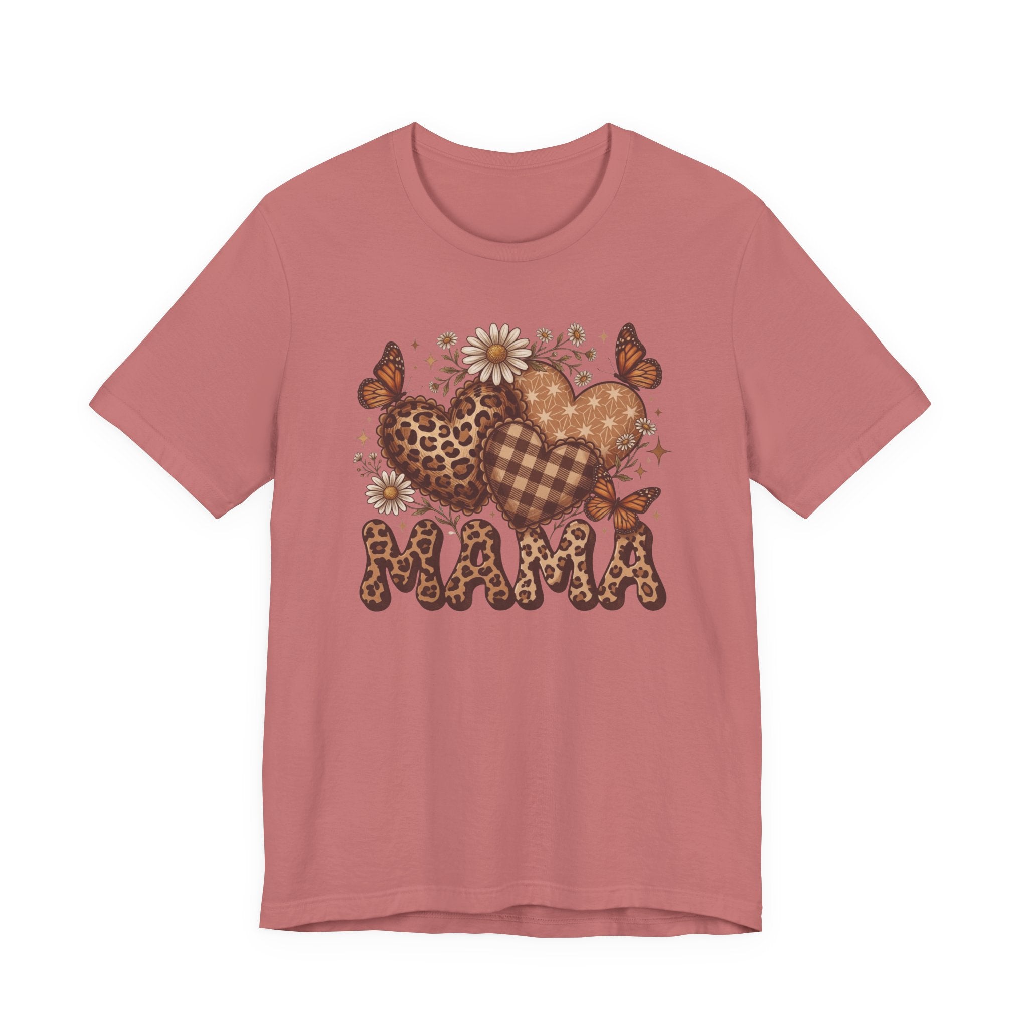 Mama Leopard Heart Shirt