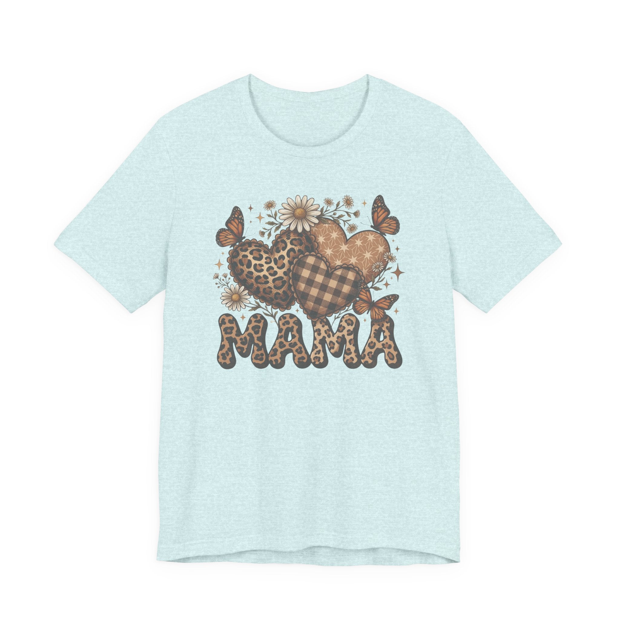 Mama Leopard Heart Shirt