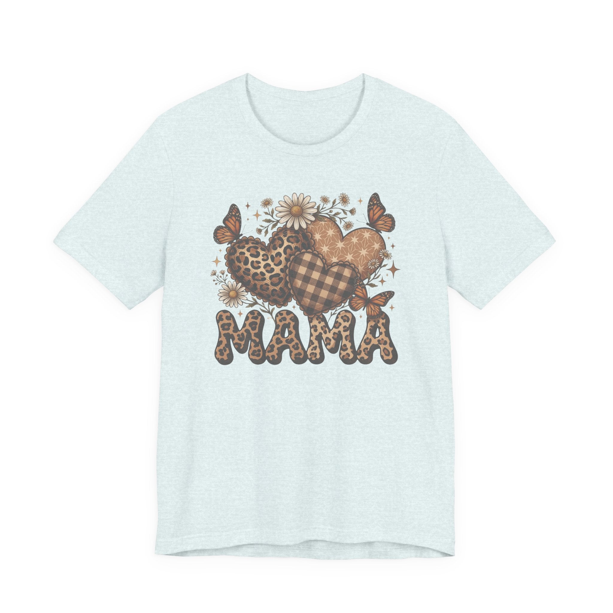 Mama Leopard Heart Shirt