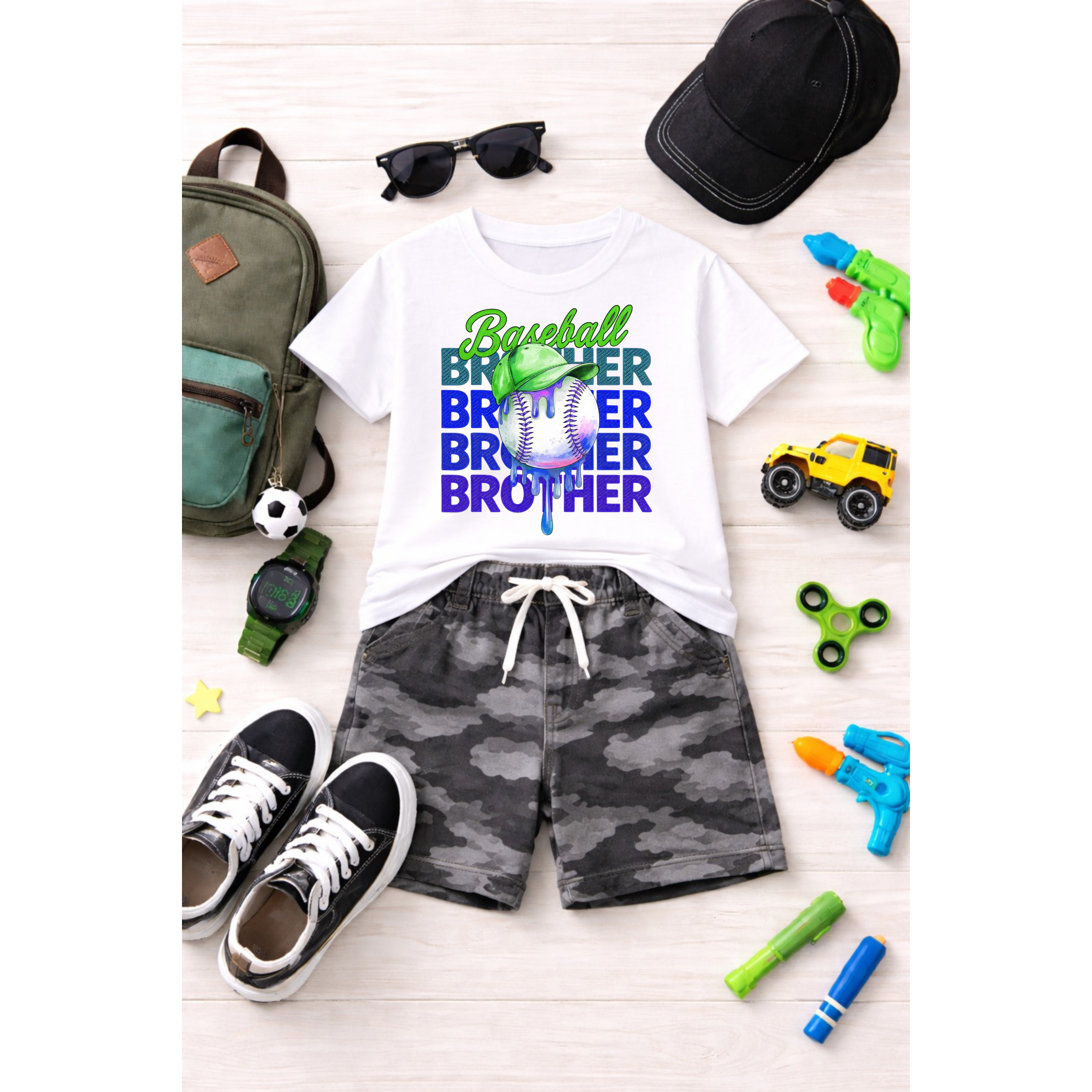 Baseball Brother Tee