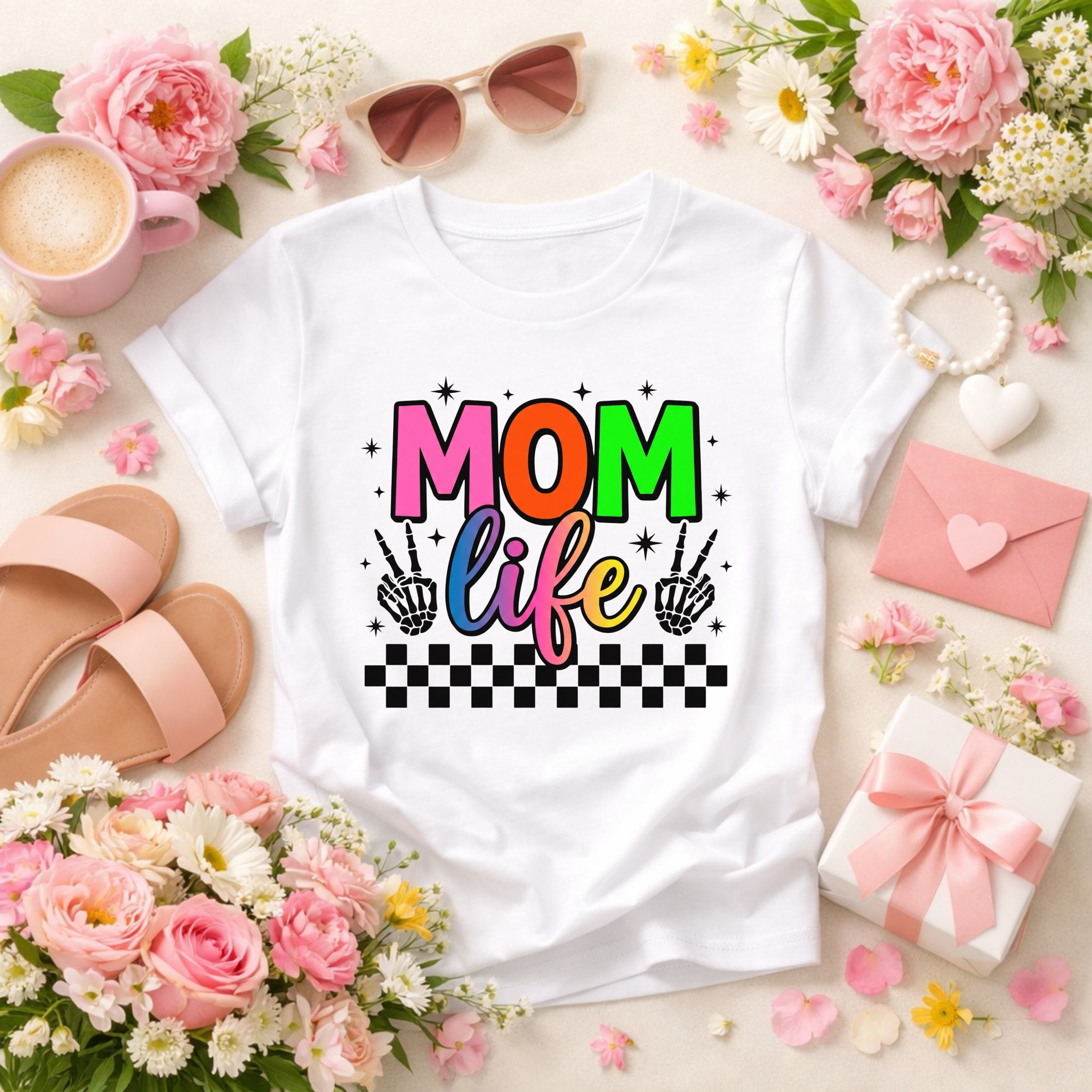 Colorful Mom Tee