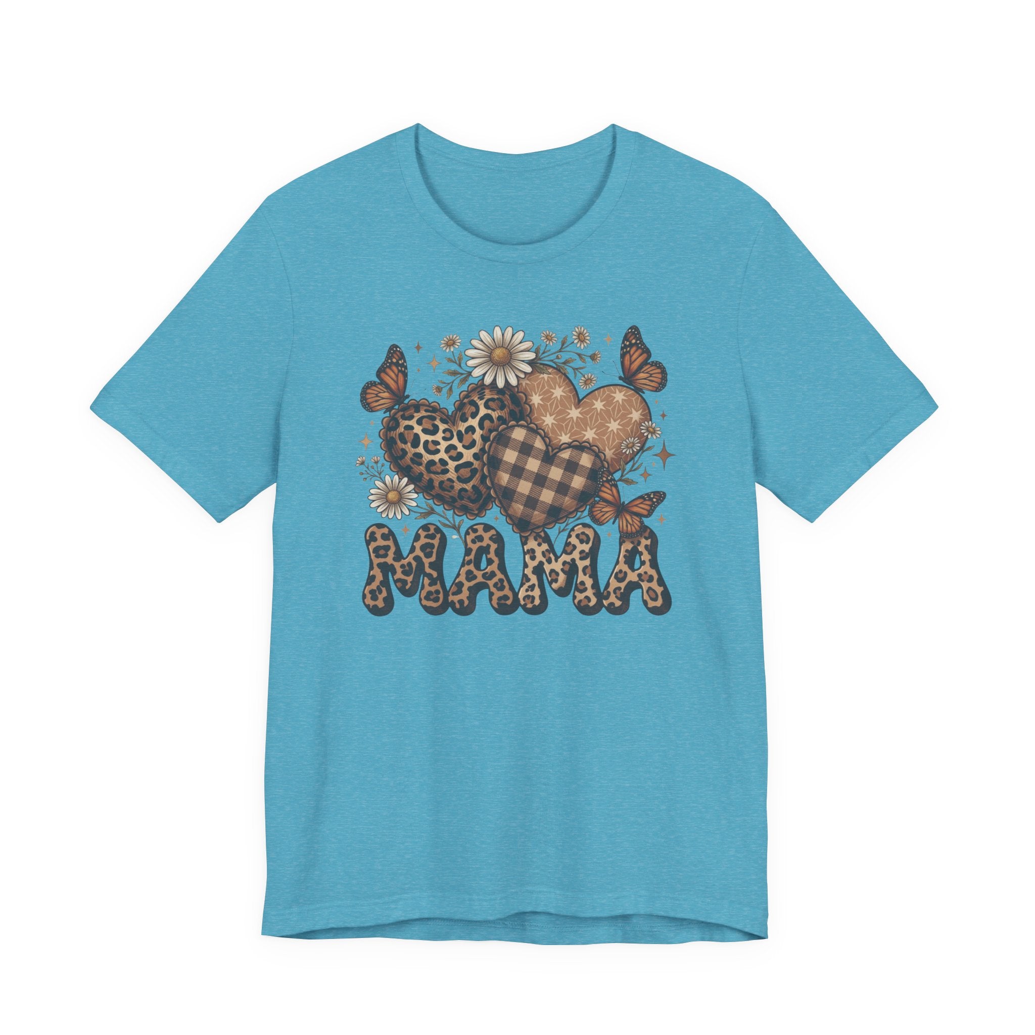 Mama Leopard Heart Shirt