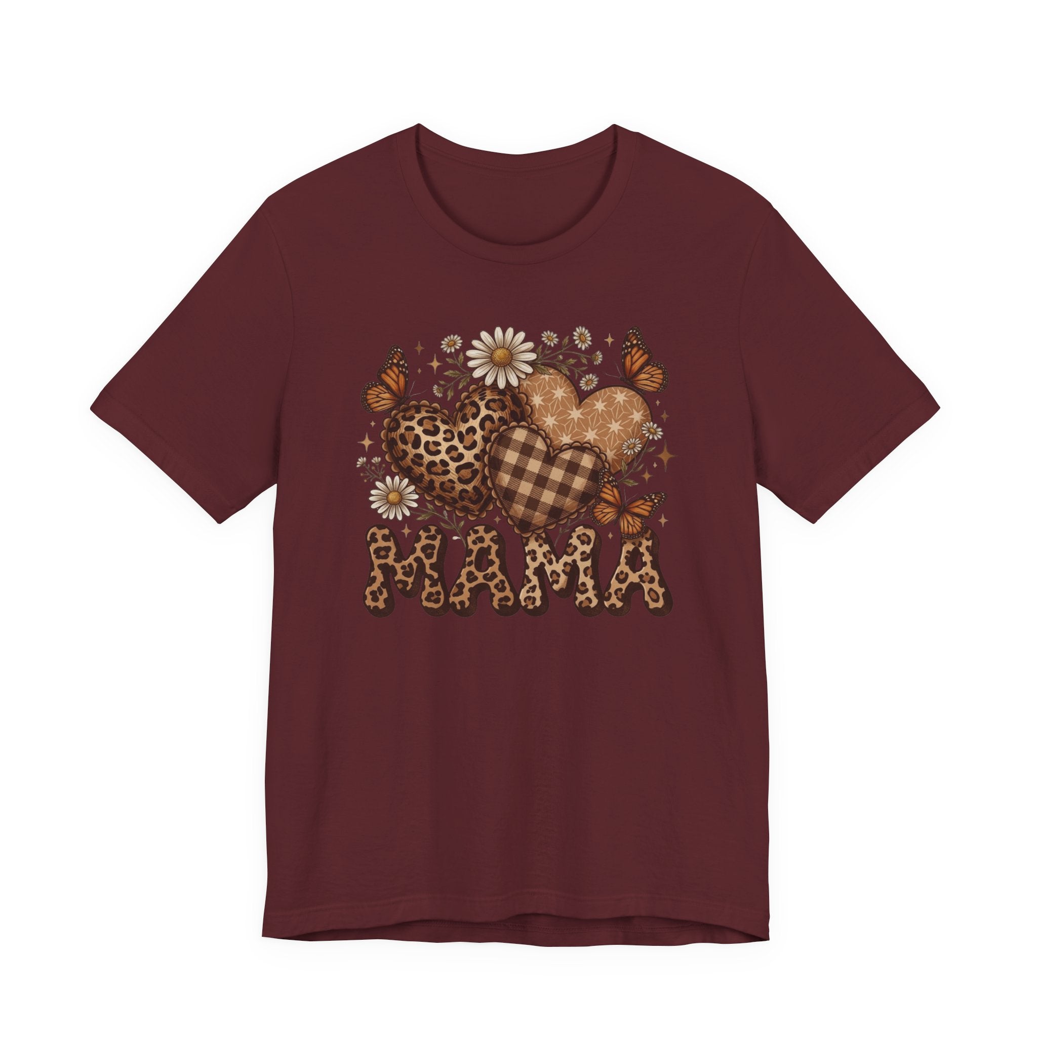 Mama Leopard Heart Shirt