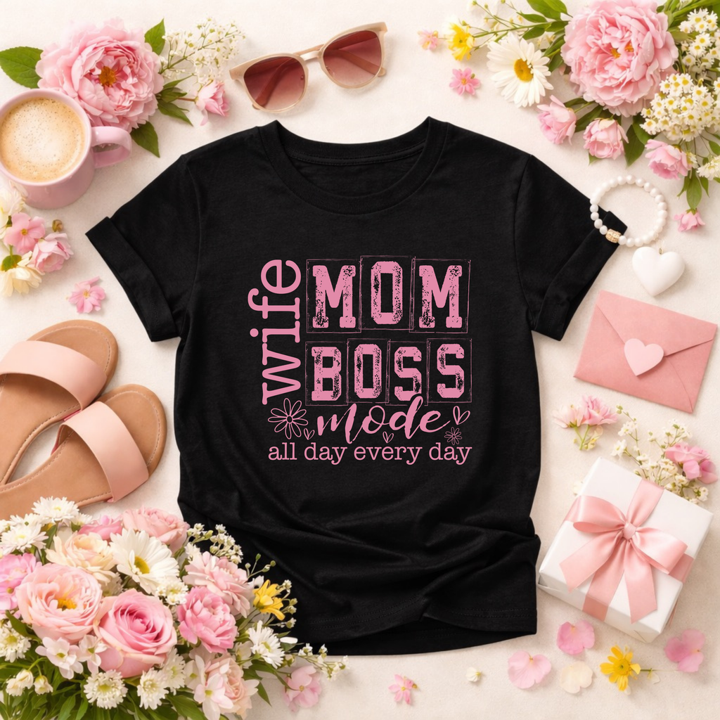 Wife Mom Boss Shirt